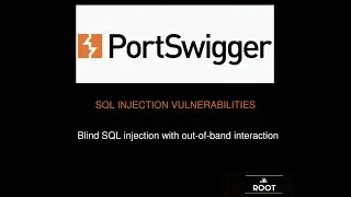 Blind SQL injection with out-of-band interaction