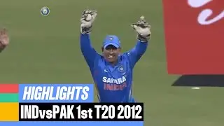 Dhoni's Masterclass vs Hafeez's Heroics: The Epic India vs Pakistan 1st T20 2012 | HIGHLIGHTS