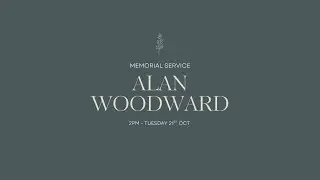 Memorial Service - Alan Woodward