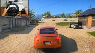 FORZA HORIZON 5 | NISSAN FAIRLADY 2003 | Gameplay no volante logitech G29 Ps5 4k 60fps 