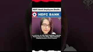 HDFC EMPLOYEE SUICIDE 😱😱#shorts #viralvideo #new