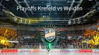 Stadion Vlog Playoffs Krefeld pinguine vs Weiden #eishockey