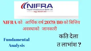 NIFRA Fundamental Analysis.FY 2079/80 financial Analysis detailed.&lrm;@sharemanch&nbsp; #nifra