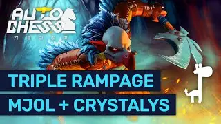 UNSTOPPABLE RAMPAGE! Dota Auto Chess MJOLLNIR CRYSTALYS TROLL WARLORD!