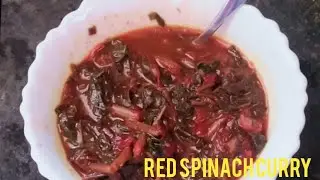 #howto make  red spinach dowgal by the #bhatkal  kitchen