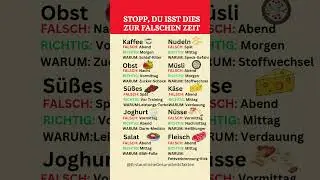 H&ouml;re auf, diese 10 Lebensmittel zur falschen Zeit zu essen! | Dein Stoffwechsel-Hack