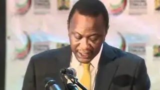 Uhuru Kenyatta launching the Economic Stimulus Program's Website and GIS Mapping