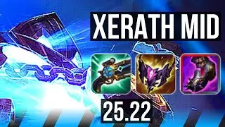 XERATH vs SYNDRA (MID) | Legendary, 700+ games | NA Master | 25.22