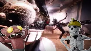 *NEW* Monsters React to Doors Animations (Growth of Giggle Alternate Universe EP 4)