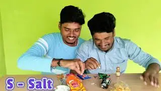 ABISHEK SHARMA❤️Name Eating Challenge | Viral Challenge Video | Foodie Boyz 