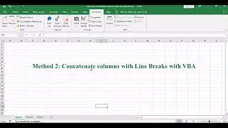 How to Concatenate columns with Line Breaks