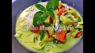 The Best Green Curry by Hello Monkey Gang At Hello Blue Monkey