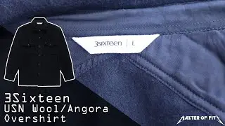 3Sixteen USN Overshirt/CPO in Wool/Angora
