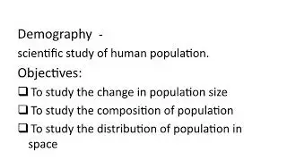 Demographic cycle