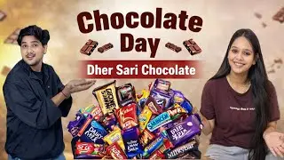 Chocolate Day Par mili Dher sari chocolate 😍🍫|| Gone romantic || shubham | Ananya #valentineweek 