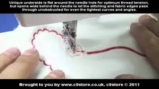 C9store clearview applique presser foot / Applikationsfu&szlig; / Pied pour application 