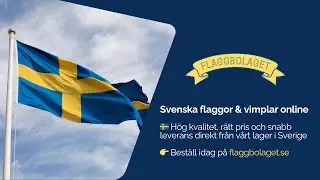 Svenska flaggor & vimplar online | Flaggbolaget&trade;