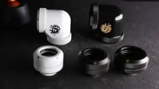 Bitspower white fittings debadged