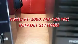 YAESU FT 2000 & MD-100 MIC AUDIO EQ TEST
