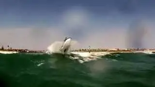 Port philip big waves Jetski jump gp1200 yamaha