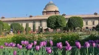 Mughal Gardens - President House - Open for Public -   Feb. 2019