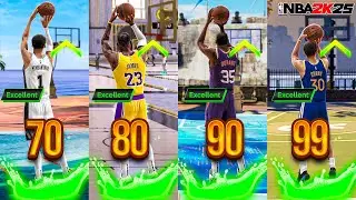 BEST JUMPSHOTS for ALL BUILDS & 3PT RATINGS in NBA 2K25! AFTER PATCH HIGHEST GREEN WINDOW