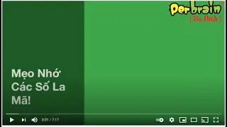 [Mẹo toán học] Mẹo nhớ số la mã từ 1 đến 1000 siêu dễ