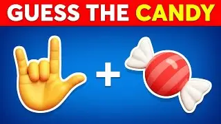 Guess the Snack & Candy by Emojis? 🍬🍫🍭 Emoji Quiz Challenge 2025