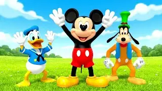 Mickey Mouse Tripped Over His Magic Shoes | Fun Kids Song | Nursery Rhymes