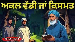 ਅਕਲ ਵੱਡੀ ਜਾਂ ਕਿਸਮਤ ਦਿਲਚਸਪ ਕਹਾਣੀ ਜ਼ਰੂਰ ਸੁਣੋ ਜੀ