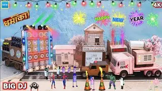 🆕 Mini Dj Truck loading At-New Home by cardboard making dj truck sharpy light big dj setup loading  