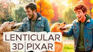Как создать эффект лентикулярного фото PIXAR. УЧЕБНОЕ ПОСОБИЕ