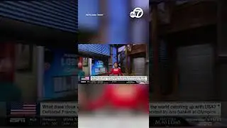 ESPN host handles LA quake like a pro