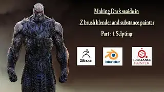 Making Darkseid in Z Brush part 1 Timelapse