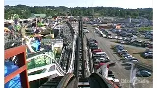 Classic Coaster POV - Washington State Fair - Puyallup, Washington, USA