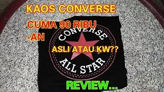 CONVERSE T-shirt 99 ribu Review + on body, Branded murah #ShemReview