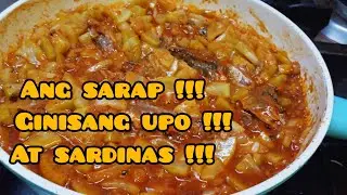 QUICK AND EASY RECIPE UPO WITH SARDINES | SAUTED BOTTLE GOURD WITH SARDINES