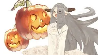 【 Halloween stream 】Slow chat & eating recommended treats !