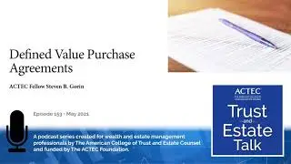 Defined Value Purchase Agreements| Transferring Business Assets