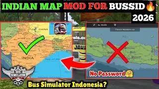 How To Add INDIAN Map In Bus Simulator Indonesia 2026 | Bussid india Map Lagane Ka Tarika