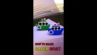 How to make paper boat ⛵ | origami ship | #shorts #viral #tutorial