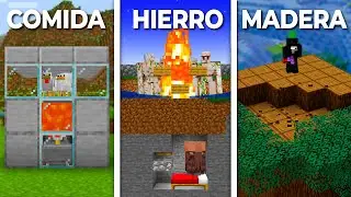 3 GRANJAS F&Aacute;CILES para EMPEZAR tu SURVIVAL - Minecraft Java 1.20