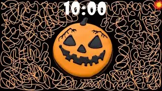 10 Minute Timer Bomb Halloween Pumpkin Biscuit 🍪