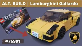 Alternative Build: Lamborghini Gallardo - LEGO set Toyota GR Supra #76901 #LoveBricks