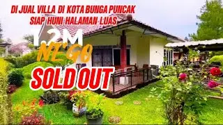 DI JUAL VILLA DI KOTA BUNGA HALAMAN SANGAT LUAS, NYAMAN DAN ASRI. 