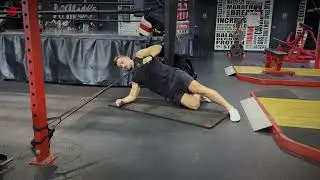 Modified Side Plank Banded Row