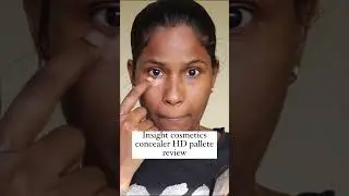 Insight cosmetics concealer palette review | works on dark skin ?#shorts #youtubeshorts