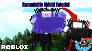 Expandable Shield Tutorial Babft (Build A Boat For Treasure) Skibidi Toilet