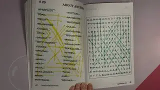 ASMR Doing #20 In Word-Finds