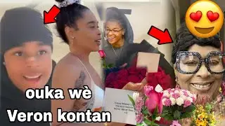 Veronica bay Blondedy gro supriz pou f&egrave;t d&egrave;m&egrave; a CAROLE manman Blondedy Jwenn gro fl&egrave;